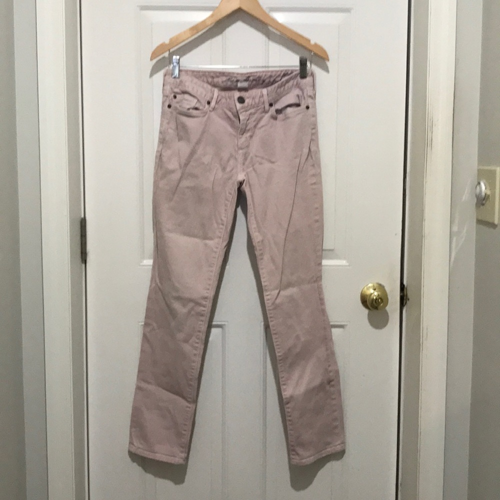 Rose/blush colored Eddie Bauer jeans